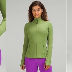 Lululemon Define Jacket Green Foliage Luon Size 10